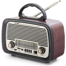 Elektronikçim Bluetooth Nostaljik Hoparlör Fm 20 x 10.2 x 14.5 cm NS8128BT