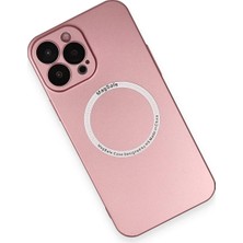 Ieg™  Iphone 13 Pro Kılıf Jack Magneticsafe Lens Silikon - Rose Gold