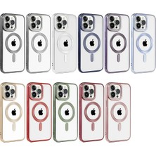 Ieg™  Iphone 15 Pro Max Kılıf Kronos Magsafe Kapak - Siyah