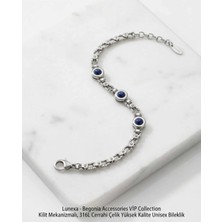 Begonia Accessories 316L Cerrahi Çelik Vip Collection Yüksek Kalite Paslanmaz Kararmaz Alerji Yapmaz Unisex Bileklik