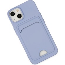Ieg™  Iphone 14 Plus Kılıf Kelvin Kartvizitli Silikon - Lila