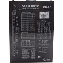 Gümrük Bey Moons Srac8 2-Faz Step Motor Sürücü | 25600 Mikrostep | Cnc & Otomasyon Uyumlu