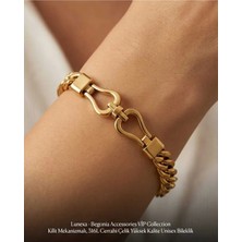 Begonia Accessories 316L Cerrahi Çelik Vip Collection Yüksek Kalite Paslanmaz Kararmaz Alerji Yapmaz Unisex Bileklik