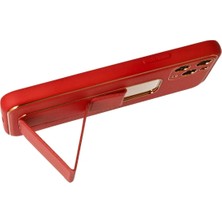 Ieg™  Iphone 11 Pro Kılıf Coco Deri Standlı Kapak - Kırmızı