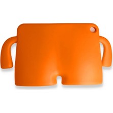 Ieg™  Ipad Mini 5 Kılıf Karakter Tablet Silikon - Turuncu