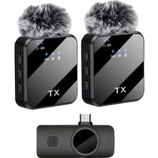 Elektronikçim ZR1027 F12 Type-C Ikili Mikrofon