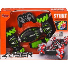 Pileli Store RQ3034-1 Kumandalı Bilekten Kontrol Işıklı Müzikli Stunt Araba -Vardem Oyuncak