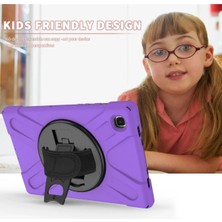 Ieg™  Samsung Galaxy T220 Tab A7 Lite 8.7 Kılıf Amazing Tablet Kapak - Mor