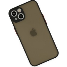 Ieg™  Iphone 15 Kılıf Montreal Silikon Kapak - Siyah