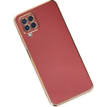 Ieg™  Samsung Galaxy A22 Kılıf Volet Silikon - Kırmızı