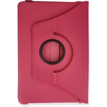 Ieg™  Lenovo Tab M10 TB328FU Kılıf 360 Tablet Deri Kılıf - Pembe