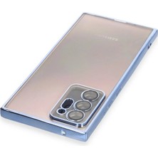 Ieg™  Samsung Galaxy Note 20 Ultra Kılıf Razer Lensli Silikon - Açık Mavi