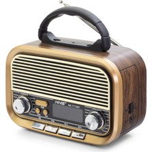Elektronikçim Bluetooth Nostaljik Hoparlör Fm 20 x 10.2 x 14.5 cm NS7773BT