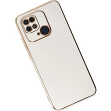 Ieg™  Xiaomi Redmi 10C Kılıf Volet Silikon - Beyaz