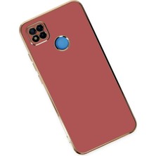 Ieg™  Xiaomi Redmi 9c Kılıf Volet Silikon - Kırmızı