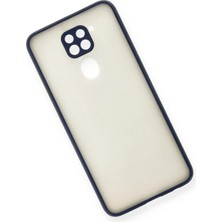 Ieg™  Xiaomi Redmi Note 9 Kılıf Montreal Silikon Kapak - Lacivert