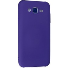 Ieg™  Samsung Galaxy J7 Kılıf Nano Içi Kadife Silikon - Mor