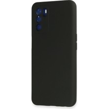 Ieg™  Oppo A16 Kılıf Nano Içi Kadife Silikon - Siyah