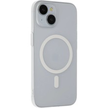 Ieg™  Iphone 15 Plus Tuna Pc Slim Magsafe Kapak - Şeffaf