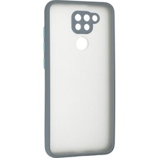 Ieg™  Xiaomi Redmi Note 9 Kılıf Montreal Silikon Kapak - Gri