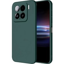 Ieg™  Xiaomi Mi 15 Pro Kılıf Nano Içi Kadife Silikon - Koyu Yeşil