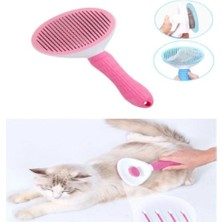 Ieg™ Otomatik Temizlenen Evcil Hayvan Tarağı Pembe