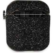 Ieg™  Airpods 2 (2.nesil) Spell Simli Kılıf - Siyah
