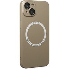 Ieg™  Iphone 14 Plus Kılıf Jack Magneticsafe Lens Silikon - Gold