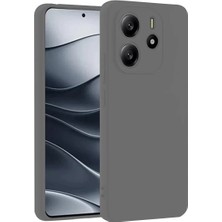 Newface Xiaomi Redmi Note 14 4g Kılıf First Silikon - Gri