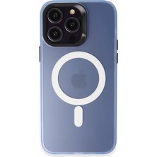 Joko iPhone 15 Pro Max Kılıf Mateks Magsafe Kapak - Sierra Blue