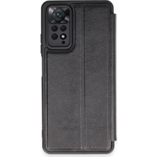 Newface Xiaomi Redmi Note 12 Pro 4g Kılıf Flip Cover - Siyah