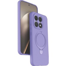 Newface Xiaomi Mi 15T Regal Magsafe Standlı Kapak - Lila