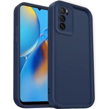 Newface Oppo A16 Kılıf Viera Silikon - Lacivert