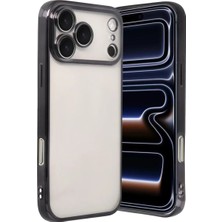 Newface Apple iPhone 17 Pro Max Razer Lensli Silikon - Siyah