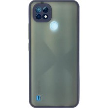 Newface Realme C21 Kılıf Montreal Silikon Kapak - Lacivert