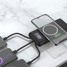 Elektronikçim 10.000 Mah Taşınabilir Hızlı Şarj Aleti/wireless Powerbank W01