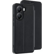 Newface Xiaomi Poco X7 Pro Kılıf Flip Cover - Siyah
