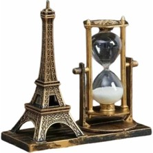 Ugrx Masa Biblosu Dekoratif Süs Kum Saati Eyfel Kulesi Hediyelik Kum Saati