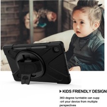 Ieg™  Samsung Galaxy P610 Tab S6 Lite 10.4 Kılıf Amazing Tablet Kapak - Siyah