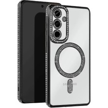 Newface Samsung Galaxy S25 Edge Joke Simli Magneticsafe Kılıf - Siyah