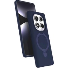 Ugrx Newface Xiaomi Redmi Note 14 Pro 5g Regal Magsafe Standlı Kapak - Lacivert
