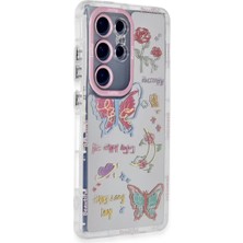Newface Samsung Galaxy S23 Ultra Kılıf Reflexion Desenli Kapak - Desen 8