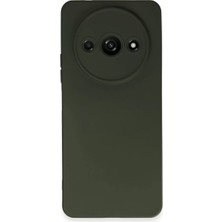 Newface Xiaomi Redmi A3 4g Kılıf Nano Içi Kadife Silikon - Koyu Yeşil