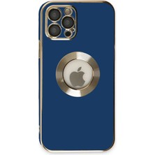 Ieg™  Iphone 12 Pro Max Kılıf Store Silikon - Mavi