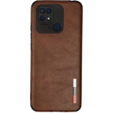 Newface Xiaomi Redmi 10C Kılıf Loop Deri Silikon - Kahverengi