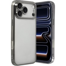 Newface Apple iPhone 17 Pro Razer Lensli Silikon - Titan Gri