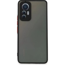 Newface Xiaomi Mi 12 Lite Kılıf Montreal Silikon Kapak - Siyah