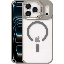 Joko Apple iPhone 17 Pro Remim Lensli Magsafe Standlı Kapak - Titan Gri