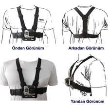 Elektronikçim Aksiyon Kamerası Göğüse Sabitleme Kemeri