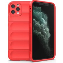 Newface iPhone 11 Pro Kılıf Optimum Silikon - Kırmızı